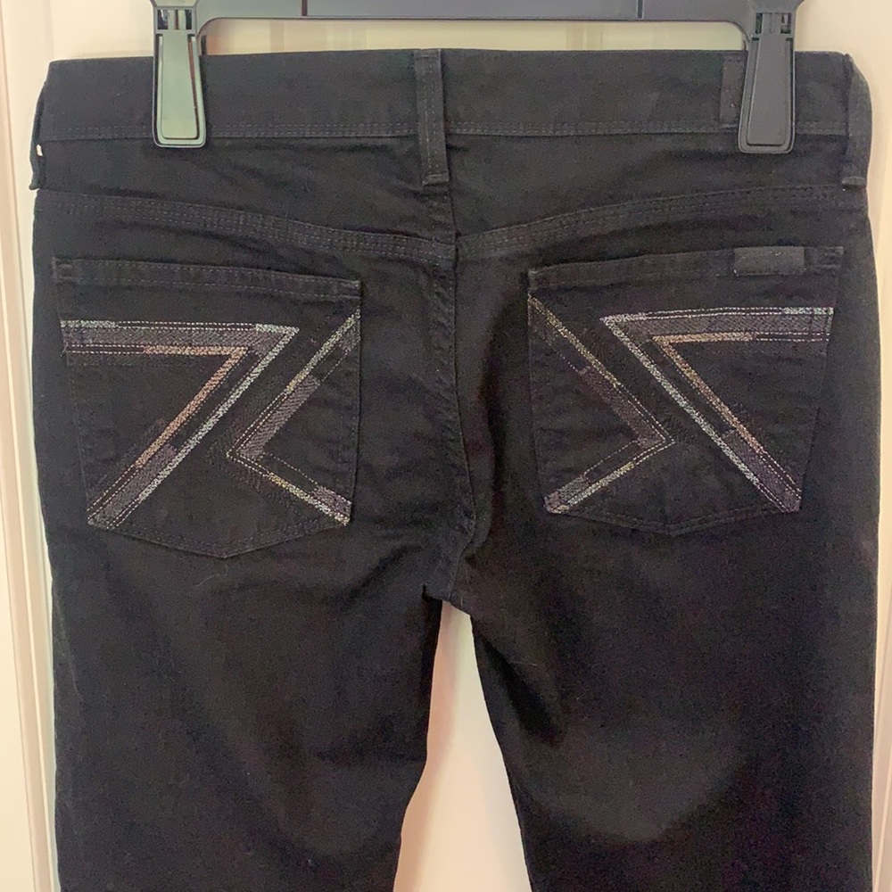 Black 7 For All Mankind Flynt Jeans Boot Cut